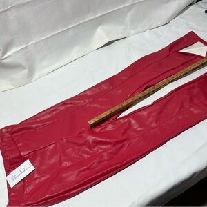 Red Boot Cut & Flare Pants